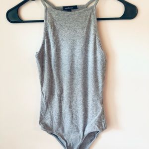 Gray bodysuit